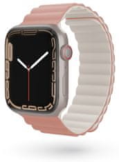 EPICO magnetický remienok pre Apple Watch 42/44/45mm, ružový/sivý 63418102300001