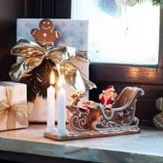 Villeroy & Boch Vianočný dekoračný svietnik z kolekcie WINTER BAKERY DECORATION Perníkovej sane +