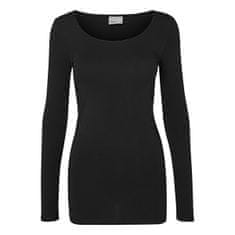 Vero Moda Dámske tričko VMMAXI Regular Fit 10152908 Black (Veľkosť XXL)