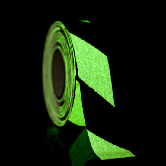 Heskins Protišmyková páska GLOWFIX HAZARD - šrafovaná fotoluminiscenční, 50 mm x 18 m - Kód: 03527