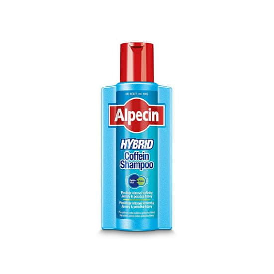Alpecin Kofeínový šampón pre citlivú pokožku hlavy Hybrid (Coffein Shampoo) 375 ml