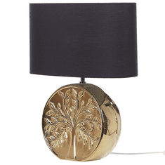 Beliani Keramická stolová lampa zlatá KHERLEN