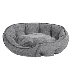 Beliani Sivá posteľ pre psy 60 x 50 cm CANDIR
