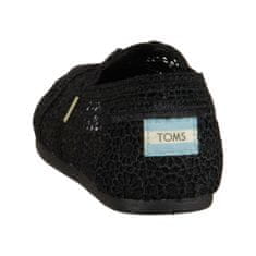 Toms Obuv čierna 36 EU Classic Crochet