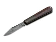 Böker Manufaktur 100501DAM Barlow Integral Leopard-Damascus vreckový nôž 6,7cm, damašek 