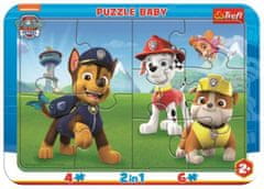 Baby puzzle Šťastná Tlapková patrola 2v1 - 10 dílků