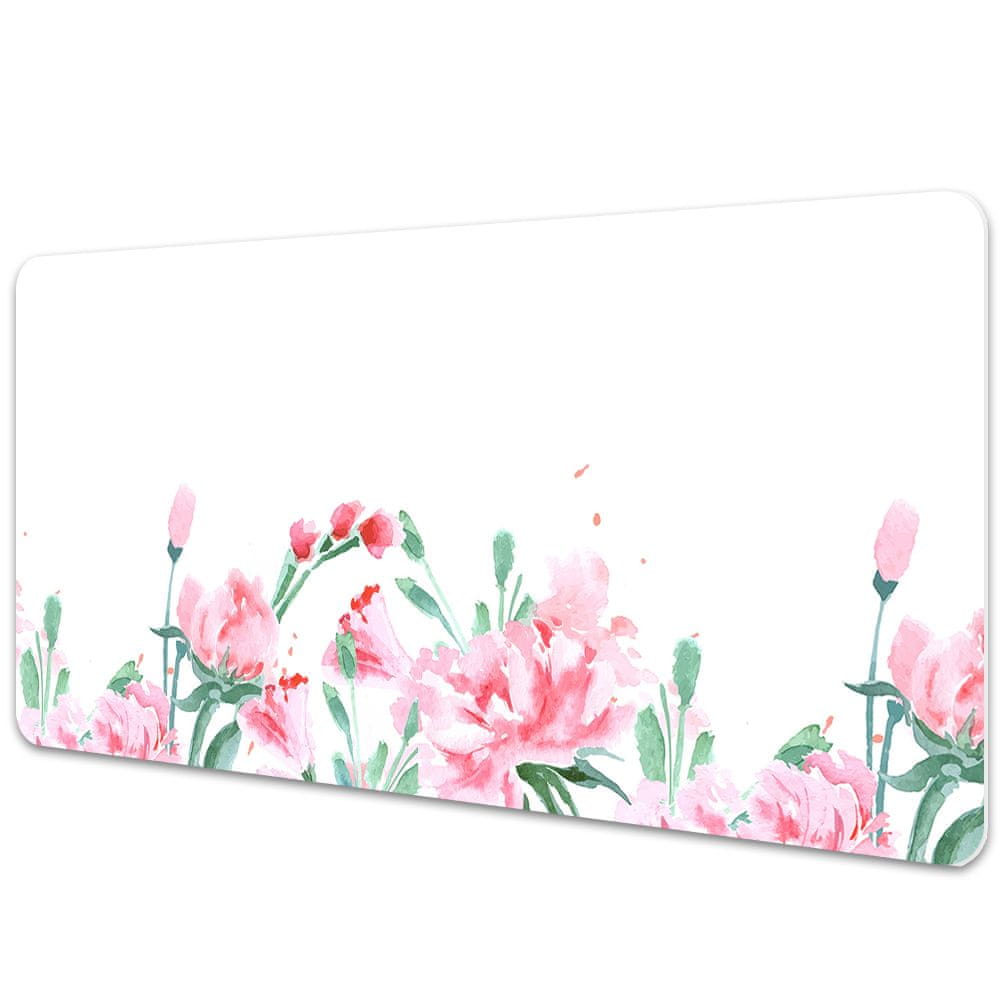 kobercomat.sk Veľká ochranná podložka na stôl ružové kvety 100x50 cm 