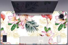 kobercomat.sk Pracovný podložka na stôl Plameniaky v kvetoch 90x45 cm 