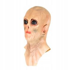 Korbi Profesionálna latexová maska Alien, Halloween