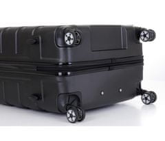 T-class® Súprava 3 kufrov 618 matná čierna