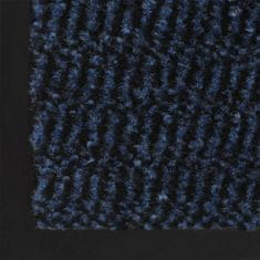 Vidaxl Rohožka všívaná 60x150 cm modrá