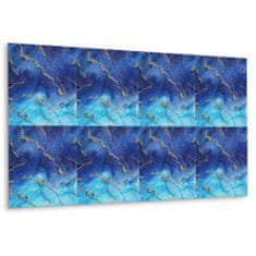 kobercomat.sk Nástenný panel PVC Modrý mramor 100x50 cm 