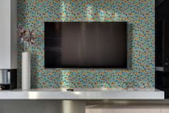 kobercomat.sk Nástenný panel PVC farebná mozaika 100x50 cm 