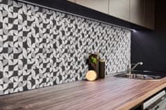 kobercomat.sk Nástenný panel PVC Geometrická mozaika 100x50 cm 
