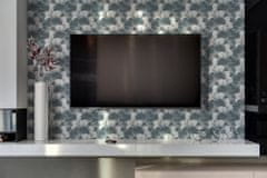 kobercomat.sk Nástenný panel PVC Kvety pre televíziu 100x50 cm 