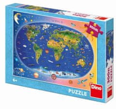 DINO Detská mapa 300 xl puzzle