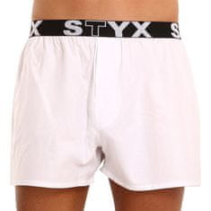 Styx Pánske trenky športová guma biele (B1061) - veľkosť XL