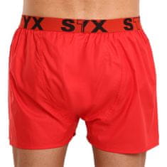 Styx Pánske trenky športová guma červené (B1064) - veľkosť XL