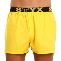Styx Pánske trenky športová guma žlté (B1068) - veľkosť XL