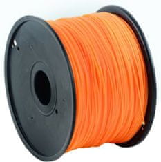 Gembird tisková struna (filament), PLA, 1,75mm, 1kg (3DP-PLA1.75-01-O), oranžová