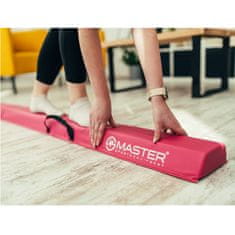 Master gymnastická kladina 240 cm EVA skladacia - ružová