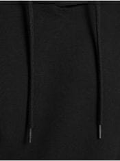 Jack&Jones Čierna basic mikina s kapucňou Jack & Jones Basic M