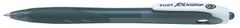 Pilot Guľôčkové pero "Rexgrip", čierne telo, 0,27mm, čierna, BRG-10F-BB-BG