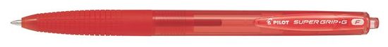 Pilot Guľôčkové pero "Super Grip G", červená, stláčací mechanizmus, 0,22 mm, BPGG-8R-F-RR