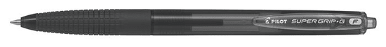 Pilot Guľôčkové pero "Super Grip G", čierna, stláčací mechanizmus, 0,22 mm, BPGG-8R-F-BB