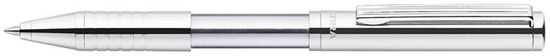 Zebra Guľôčkové pero "SL-F1", modrá, 0,24 mm, teleskopické, kovové, strieborné telo, 578