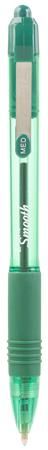 Zebra Guľôčkové pero "Z-Grip Smooth", zelená, 0,27 mm, stláčacie, 22564