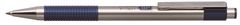 Zebra Guľôčkové pero "F 301", modrá, 0,24 mm, modré telo z nerezovej ocele, EF301BL
