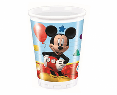 Procos Plastové poháre Playful Mickey - 8 ks / 200 ml