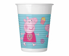 Procos Plastové poháre Peppa Pig - 8 ks / 200 ml