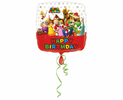 Amscan Fóliový balón 18" - Super Mario