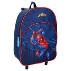Vadobag Detský cestovný kufor na kolieskach Spider-man