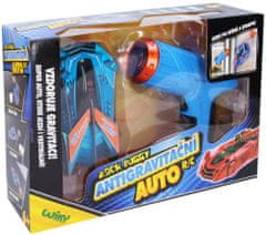 Wiky ROCK BUGGY Auto antigravitačné RC s laserom 15 cm modré