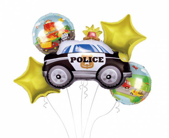 GoDan Balónová kytica Policajné auto