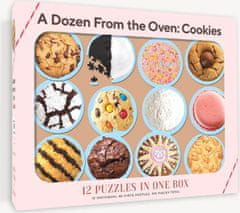 Chronicle Books Sada 12 puzzle Tucet z rúry: Cookies 576 dielikov