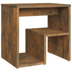 Vidaxl Nočný stolík tmavý dub 40x30x40 cm spracované drevo