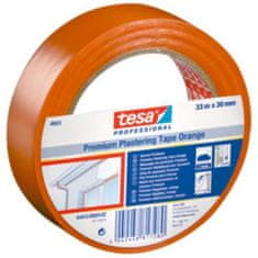Tesa Páska omietacia plastová 4843, UV 2 týždne, 33 mx 50 mm, oranžová
