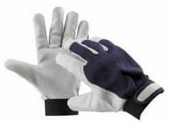 MDTools Pracovné rukavice PELICAN BLUE, kozinkovej dlaň, veľkosť 10