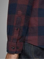 Jack&Jones Pánska košeľa JJEGINGHAM Slim Fit 12181602 Port Royale (Veľkosť XXL)