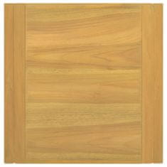 Vidaxl Nástenná kúpeľňová skrinka 45x45x35 cm masívne teakové drevo