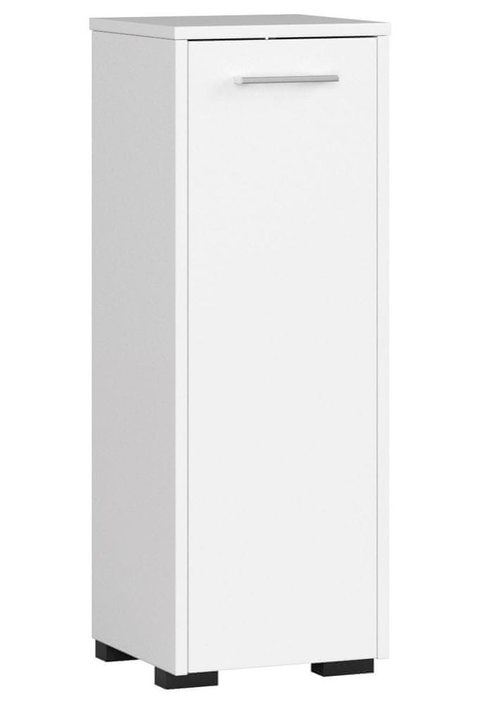 Akord Kúpeľňová skrinka Fin 30 cm biela