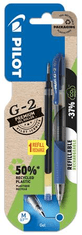 Gélové pero "G-2" + náplň, modrá, 0,32 mm, stláčací mechanizmus, s náplňou, BL-G2-7-L+BLS-G2-7