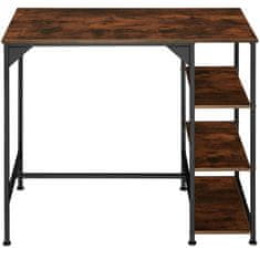 tectake Barový stôl Cannock 109x60x100cm - Industrial tmavé drevo