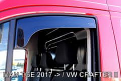 HEKO Deflektory / ofuky okien pre Volkswagen Crafter II 2017-vyššie