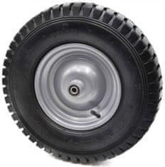 GEKO Nafukovacie koleso s ložiskami, otvor 12 mm, priemer 40,5 cm, šírka 9,5 cm, s oskou, GEKO