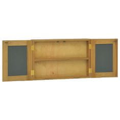 Vidaxl Zrkadlová skrinka, 60x10x40 cm, masívne teakové drevo